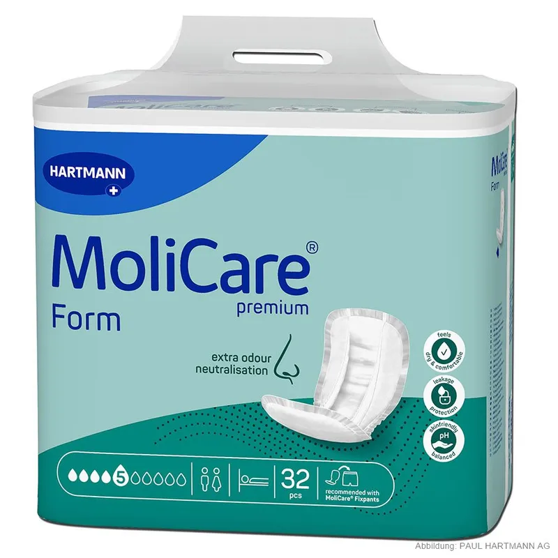 MoliCare Premium Form, 5 Tropfen Inkontinenzeinlagen (32 Stck.)