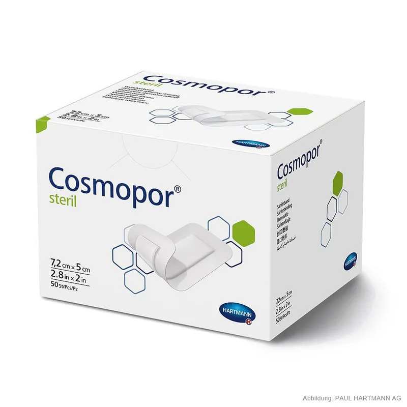 Cosmopor Steril, Wundverband 7,2 x 5 cm (50 Stck.)