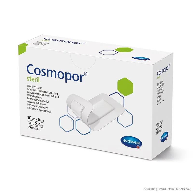 Cosmopor Steril, Wundverband 10 x 6 cm (25 Stck.)