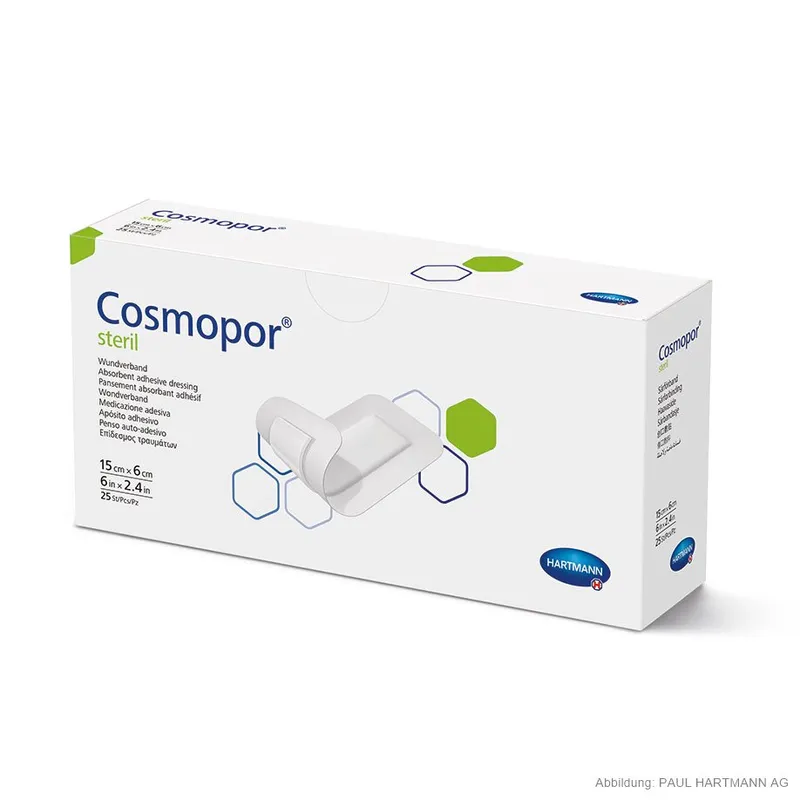 Cosmopor Steril, Wundverband 15 x 6 cm (25 Stck.)