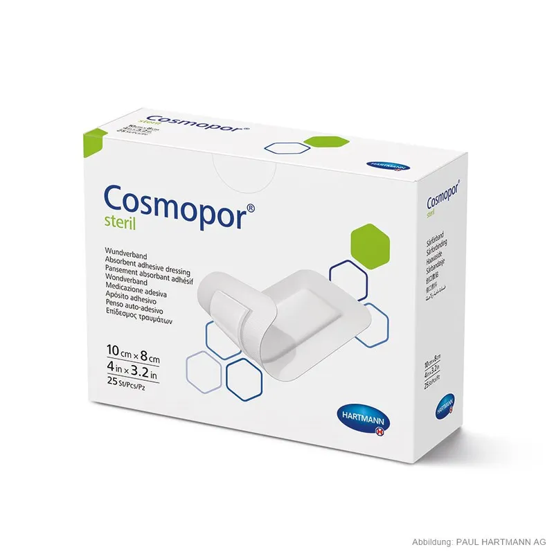 Cosmopor Steril, Wundverband 10 x 8 cm (25 Stck.)