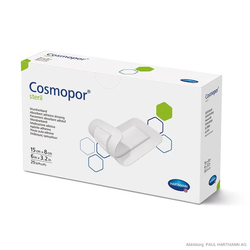 Cosmopor Steril, Wundverband 15 x 8 cm (25 Stck.)