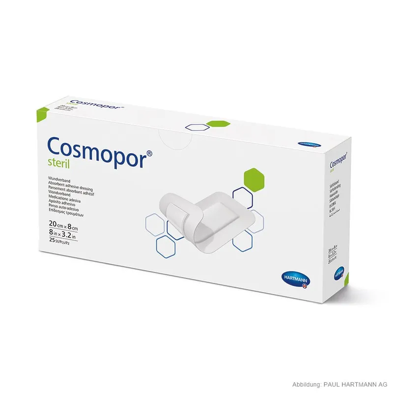 Cosmopor Steril, Wundverband 20 x 8 cm (25 Stck.)