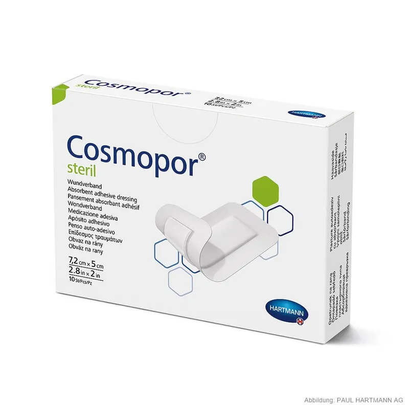 Cosmopor Steril, Wundverband 7,2 x 5 cm (10 Stck.)