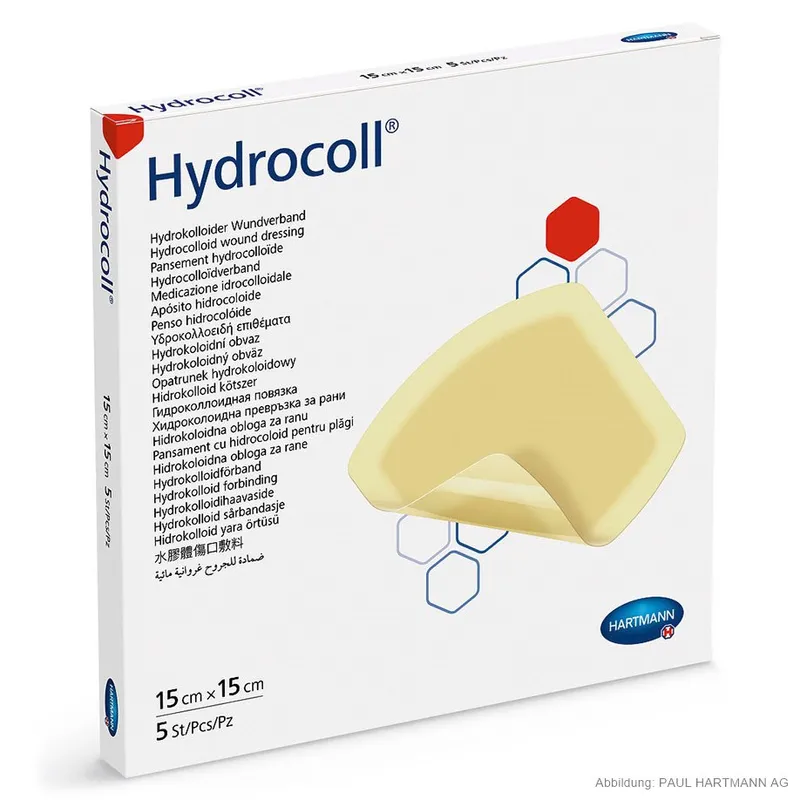 Hydrocoll Hydrokolloidverband, steril 15 x 15 cm (5 Stck.)