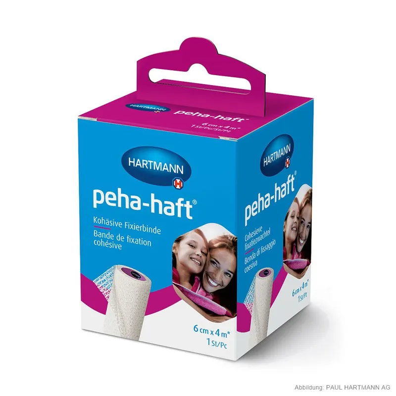 Peha-haft Fixierbinde, 4 m x 6 cm, einzeln verpackt