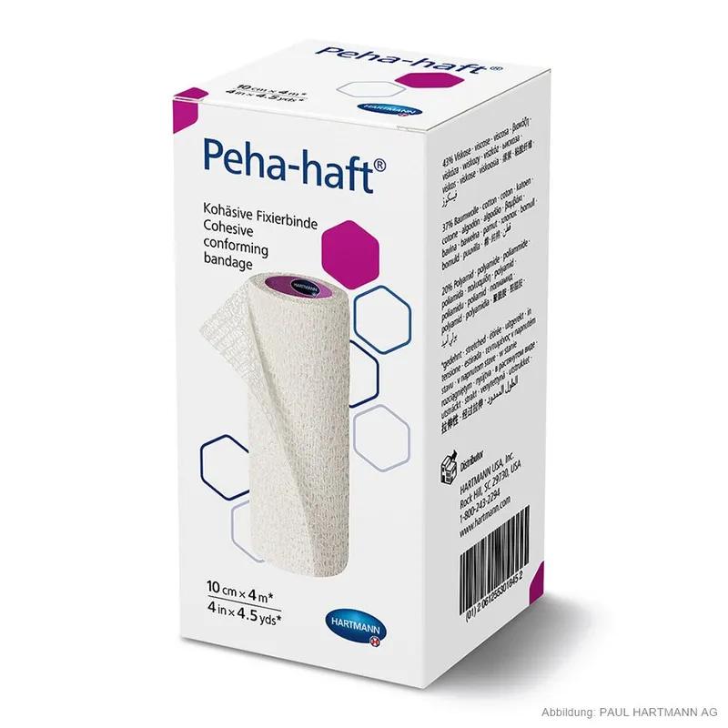 Peha-haft Fixierbinde, 4 m x 10 cm, einzeln verpackt