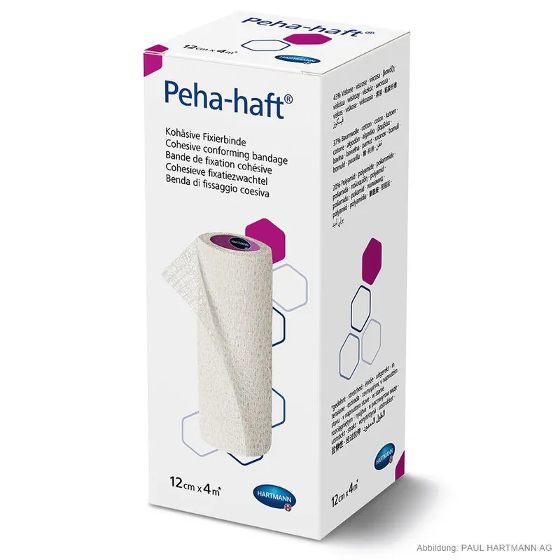 Peha-haft Fixierbinde, 4 m x 12 cm, einzeln verpackt