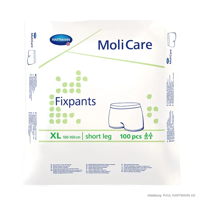 MoliCare Fixpants short leg, Fixierhosen Gr. XL (100 Stck.)