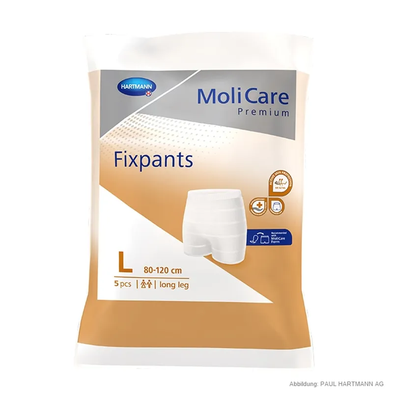 MoliCare Premium Fixpants long leg, Fixierhosen Gr. L (5 Stck.)