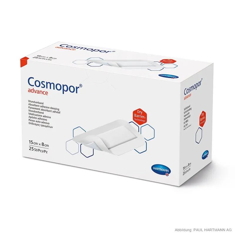 Cosmopor Advance Wundverband steril, 15 x 8 cm (25 Stck.)