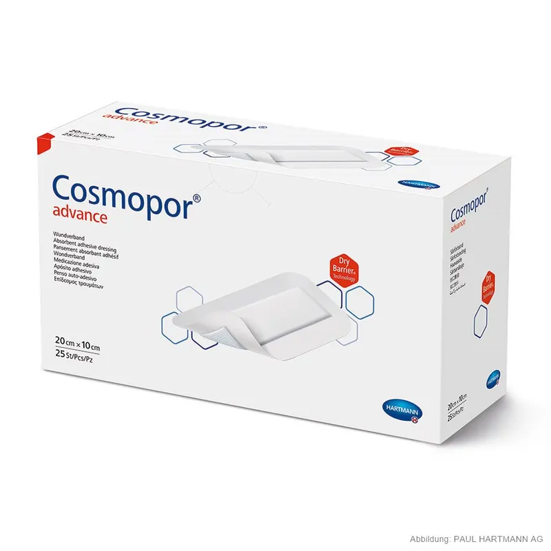 Cosmopor Advance Wundverband steril, 20 x 10 cm (25 Stck.)