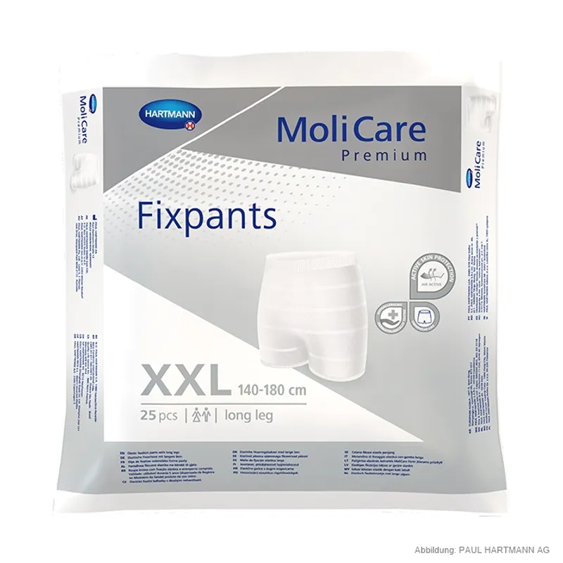 MoliCare Premium Fixpants long leg, Fixierhosen Gr. XXL (25 Stck.)