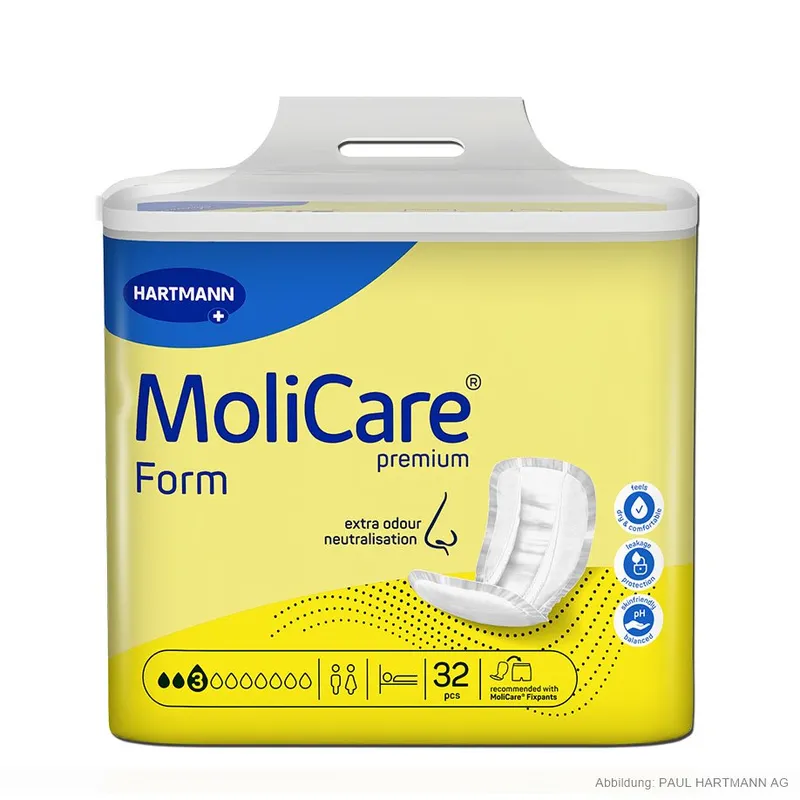 MoliCare Premium Form normal, 3 Tropfen Inkontinenzeinlagen (32 Stck.)