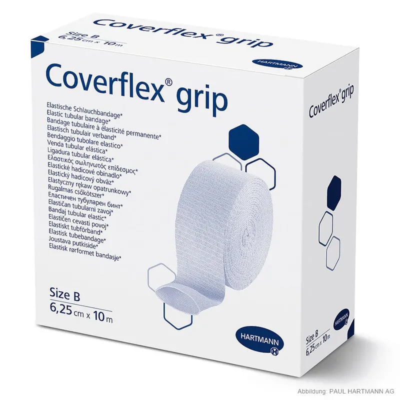 Coverflex grip Schlauchbandage, Gr. B, 10 m x 6,25 cm