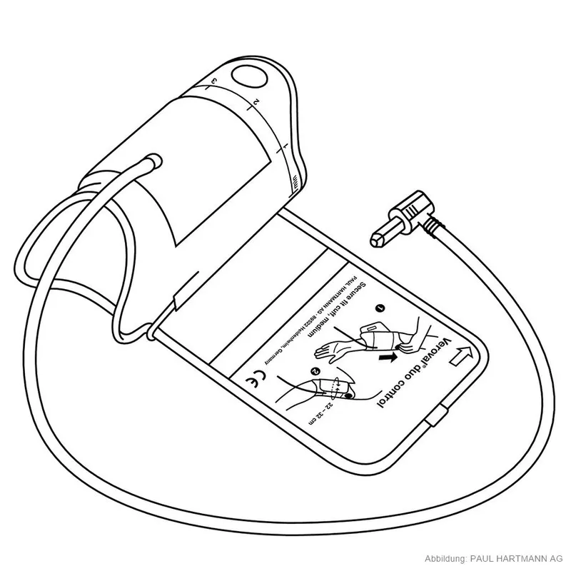 Secure fit-Manschette Medium 22-32 cm, für Veroval duo control Oberarm-