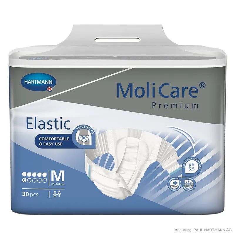 MoliCare Premium Elastic 6 Tropfen, Gr. M Inkontinenzslips (30 Stck.)