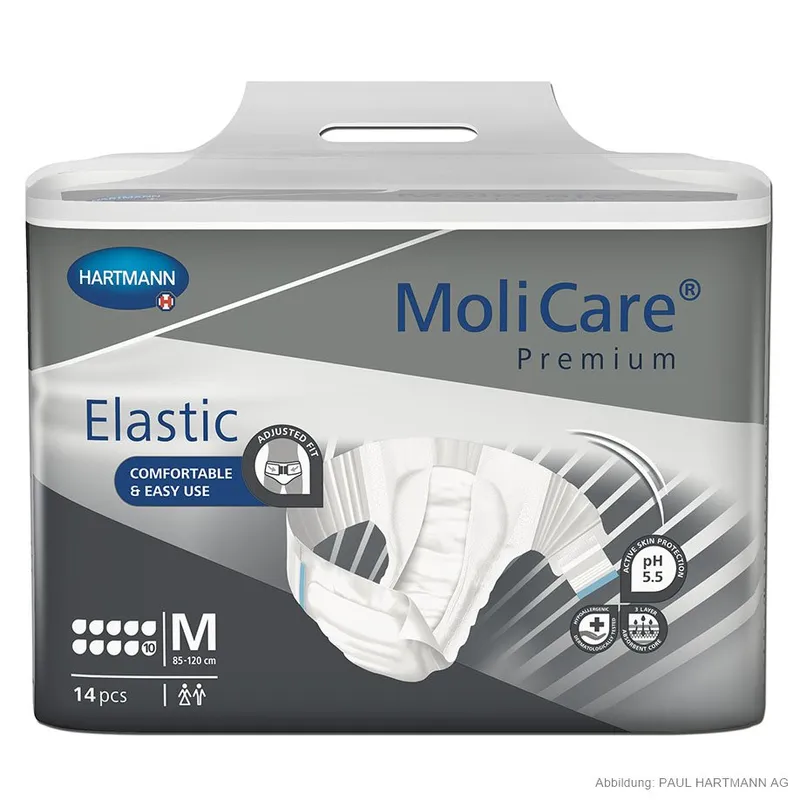 MoliCare Premium Elastic 10 Tropfen, Gr. M Inkontinenzslips (14 Stck.)