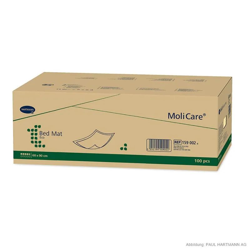 MoliCare Bed Mat Eco 5 Tropfen, Krankenunterlagen 60 x 90 cm (100 Stck.)