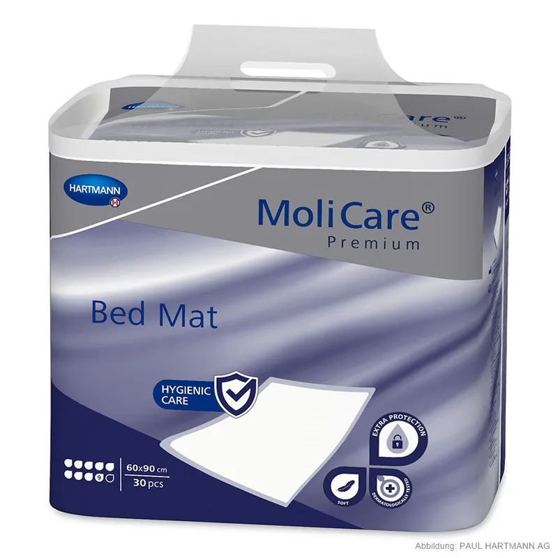 MoliCare Premium Bed Mat 9 Tropfen, Krankenunterlagen 60 x 90 cm (30 Stck.)