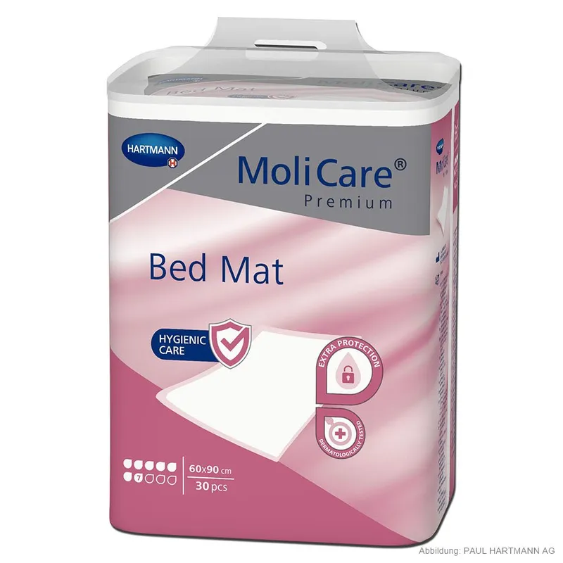 MoliCare Premium Bed Mat 7 Tropfen, Krankenunterlagen 60 x 90 cm (30 Stck.)