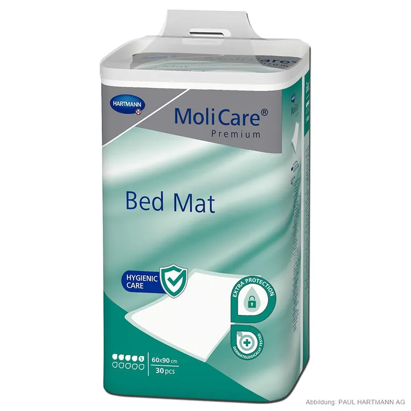 MoliCare Premium Bed Mat 5 Tropfen, Krankenunterlagen 60 x 90 cm (30 Stck.)