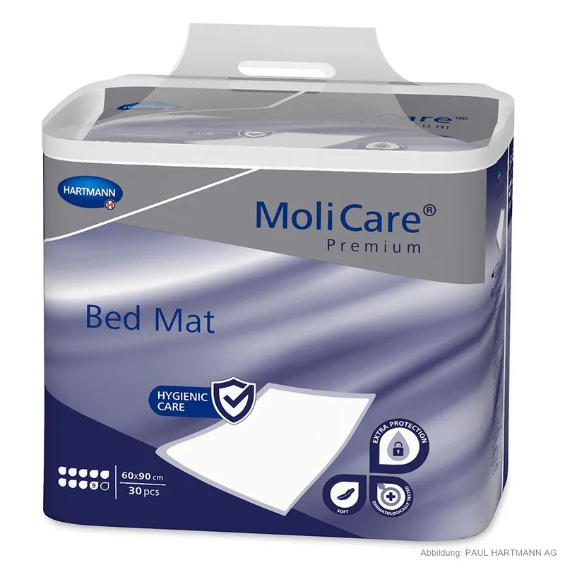 MoliCare Premium Bed Mat 9 Tropfen, Krankenunterlagen 60 x 90 cm (15 Stck.)