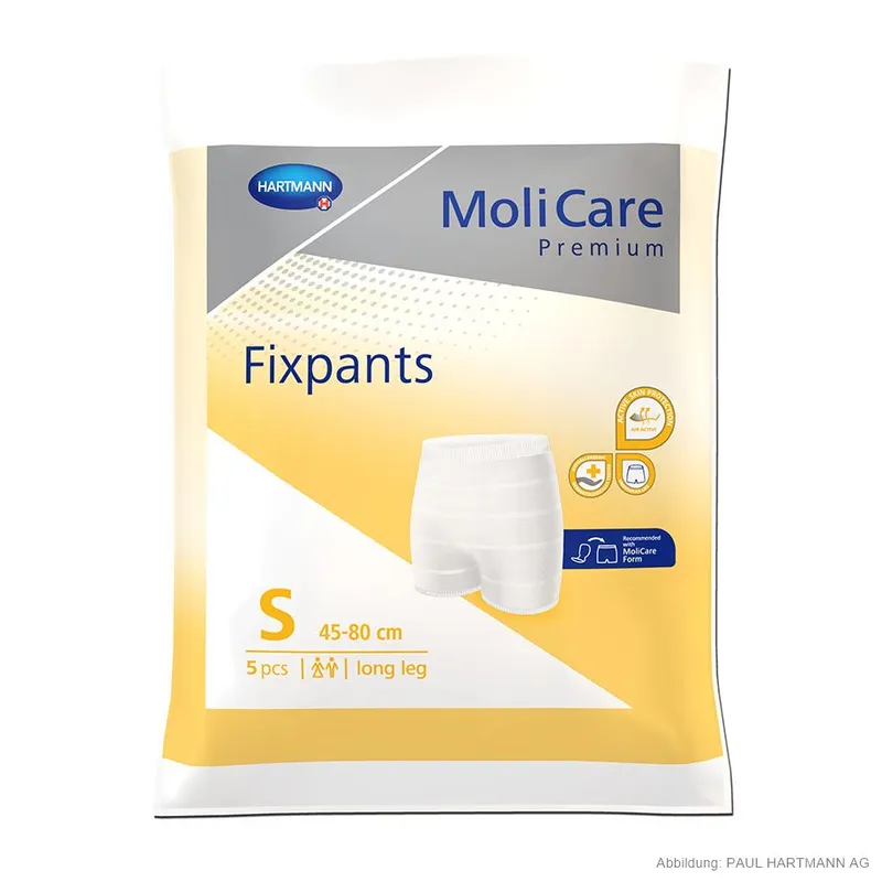 MoliCare Premium Fixpants long leg, Fixierhosen Gr. S (5 Stck.)