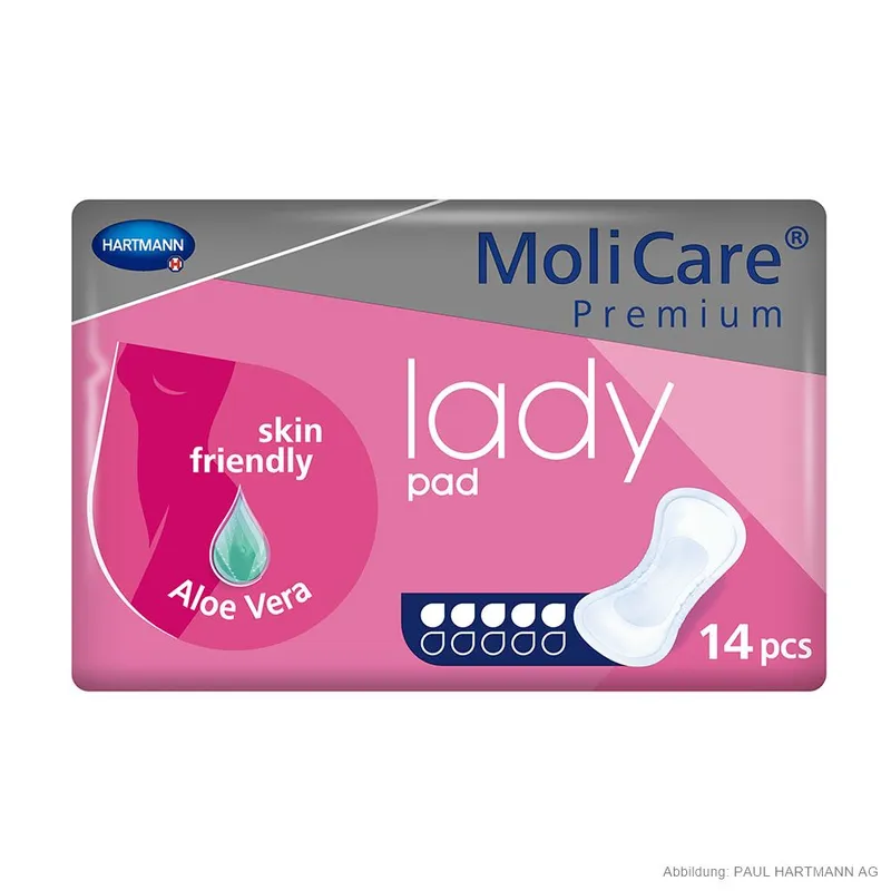 MoliCare Premium lady pad 5 Tropfen, Inkontinenzeinlagen (14 Stck.)