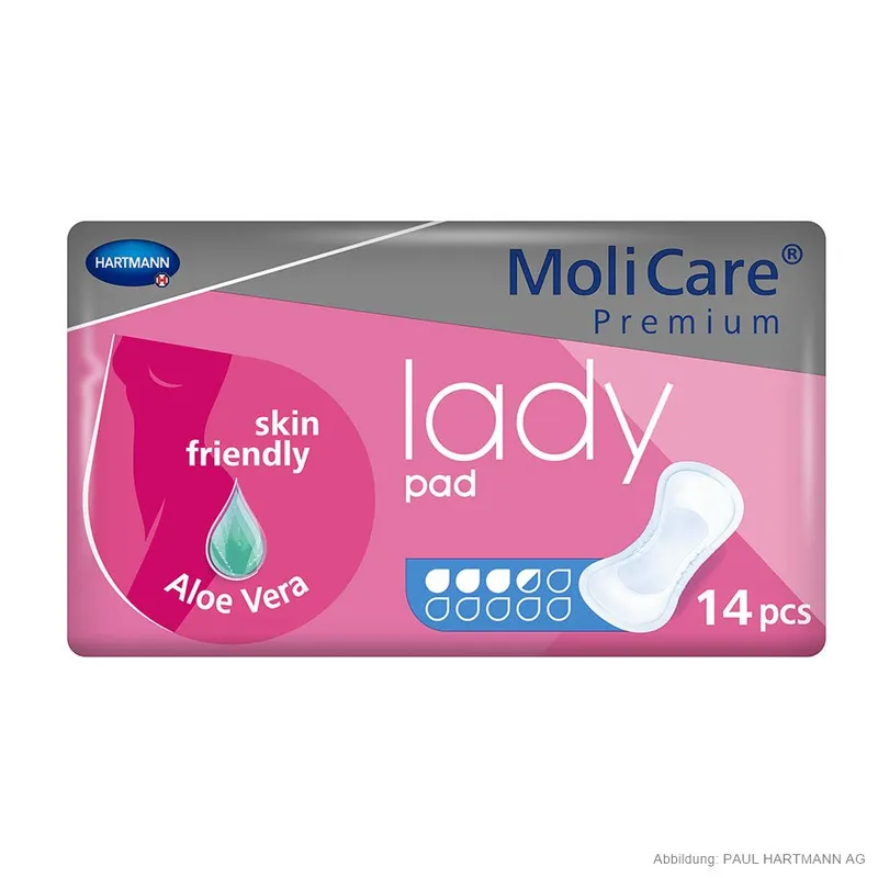 MoliCare Premium lady pad 3,5 Tropfen, Inkontinenzeinlagen (14 Stck.)