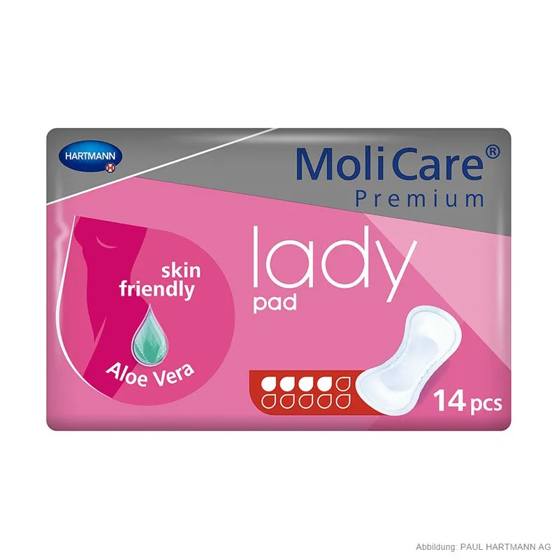 MoliCare Premium lady pad 4 Tropfen, Inkontinenzeinlagen (14 Stck.)