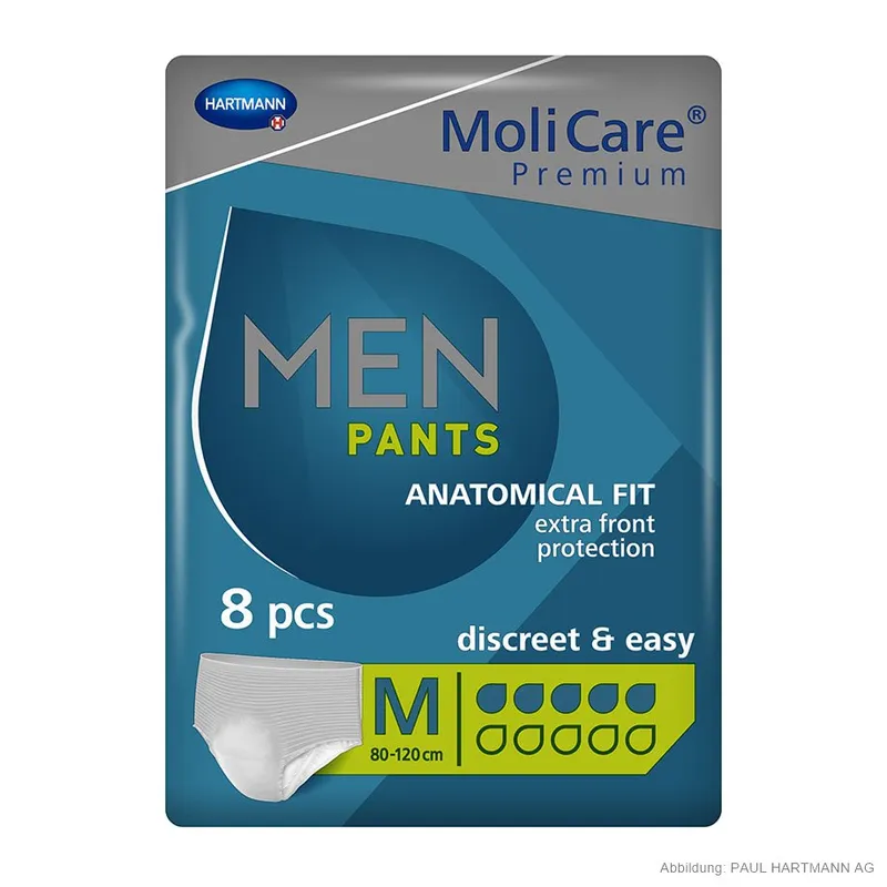 MoliCare Premium MEN PANTS 5 Tropfen, Gr. M, Inkontinenzslips (8 Stck.)