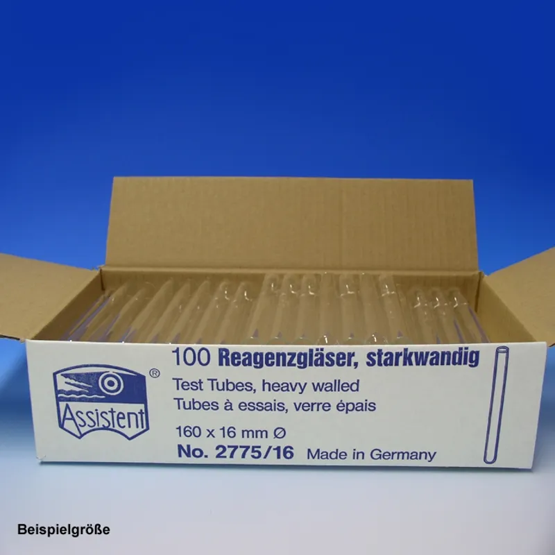 Reagenzgläser starkwandig, 75 mm x Ø 12 mm (200 Stck.)