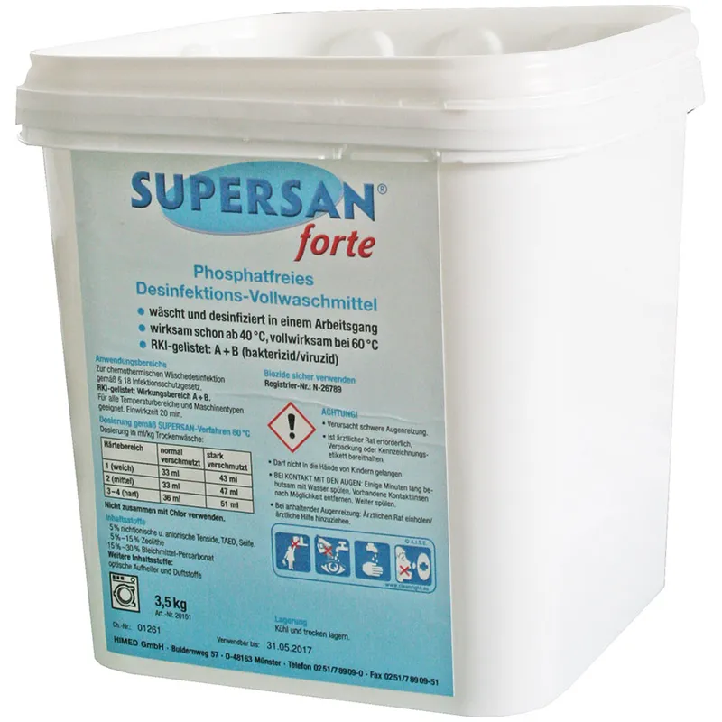 SUPERSAN forte 3500 g, Desinfektionsvollwaschmittel