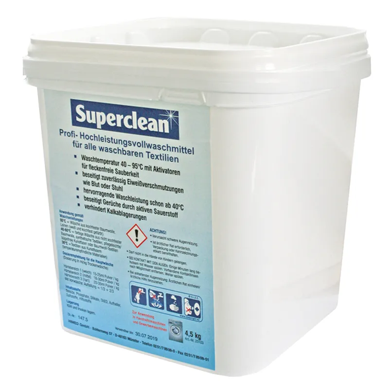 SuperClean 4,5 kg, Hochleistungsvollwaschmittel