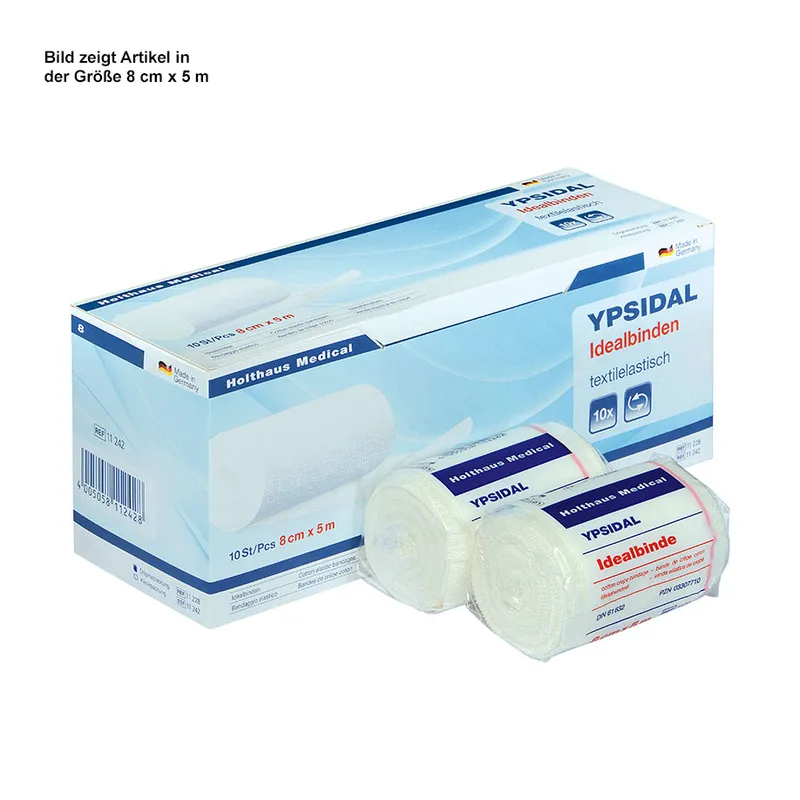 YPSIDAL Idealbinden 5 m x 6 cm, (10 Stck.) Klinikpackung