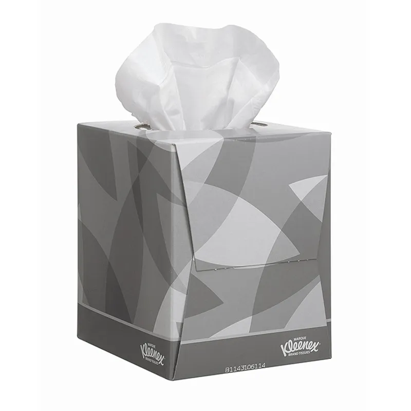 KLEENEX Kosmetiktücher (Würfel-Box), 2-lagig, 20,1 x 21 cm (12 x 88 Bl.)