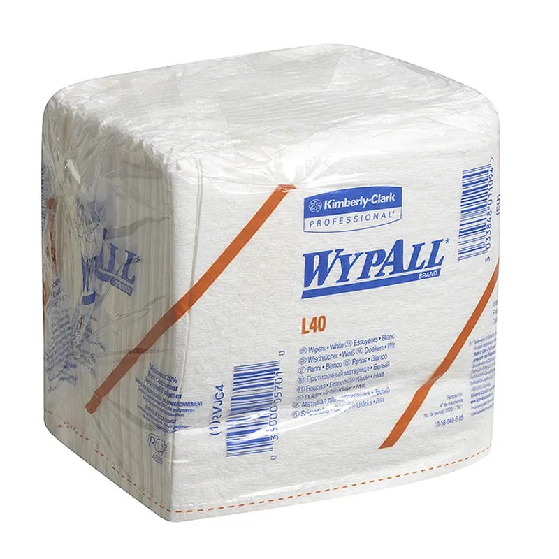 WYPALL L40 Wischtücher, 1-lagig, weiß, 30,5 x 31,8 cm (18 x 56 Bl.)