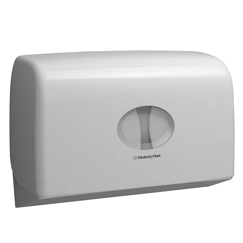 AQUARIUS Mini Doppelrollenspender für, mini Jumbo Toilet Tissue, weiß