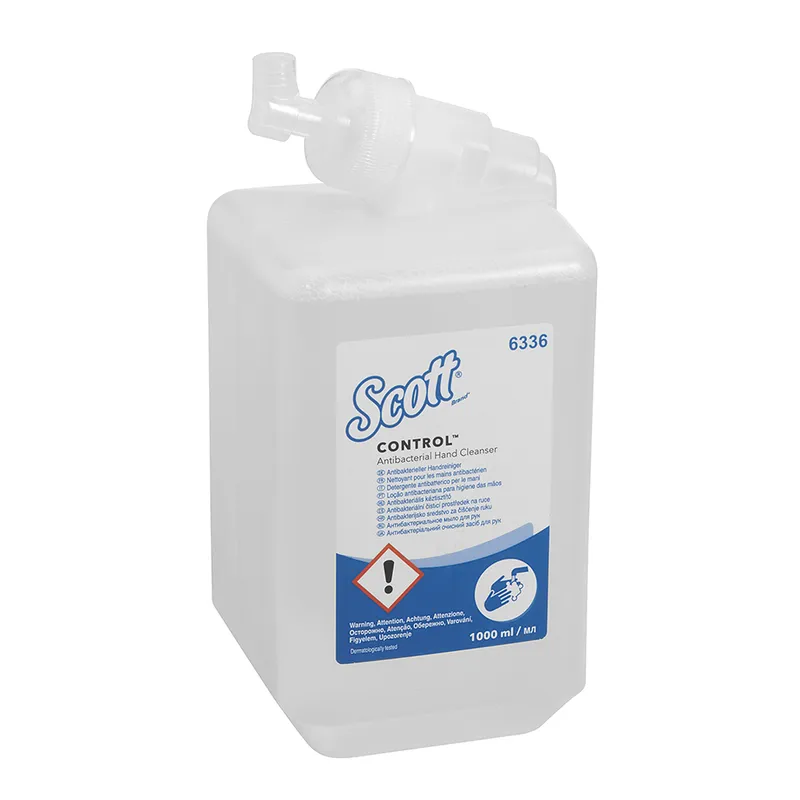 SCOTT Control antibakterieller, Handreiniger, transparent (6 x 1 Ltr.)