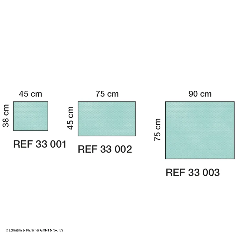 Raucodrape Abdecktücher steril, 2-lagig, 38 x 45 cm (220 Stck.)