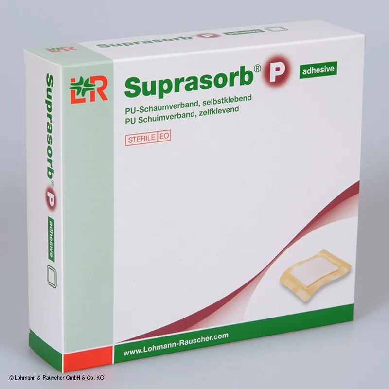 Suprasorb P PU-Schaumverbände, steril, selbstklebend, 10 x 10 cm (10 Stck.)