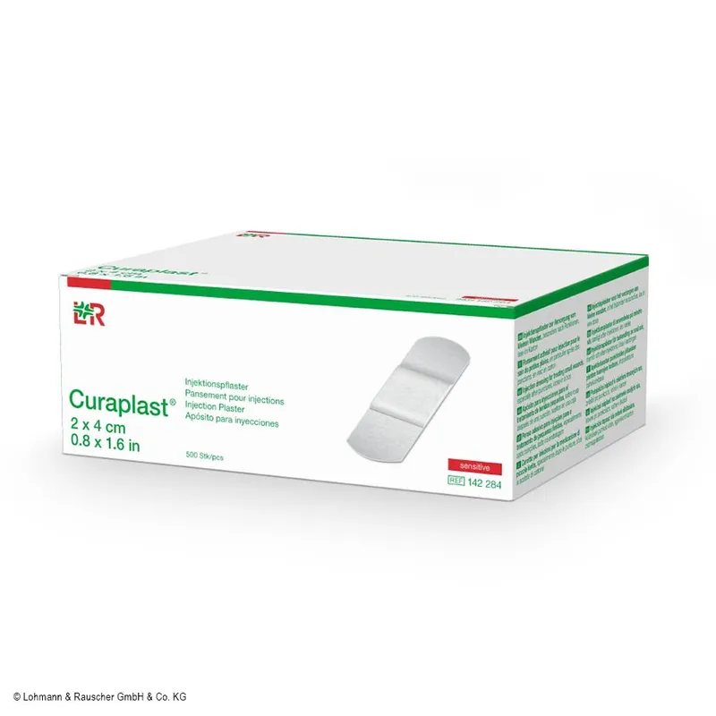 Curaplast Injektionspflaster Sensitive, 2 x 4 cm (500 Stck.)