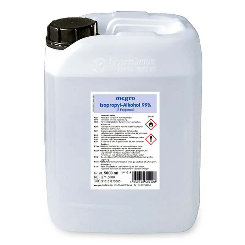 Isopropyl-Alkohol 99 % 5 Ltr., Lösemittel