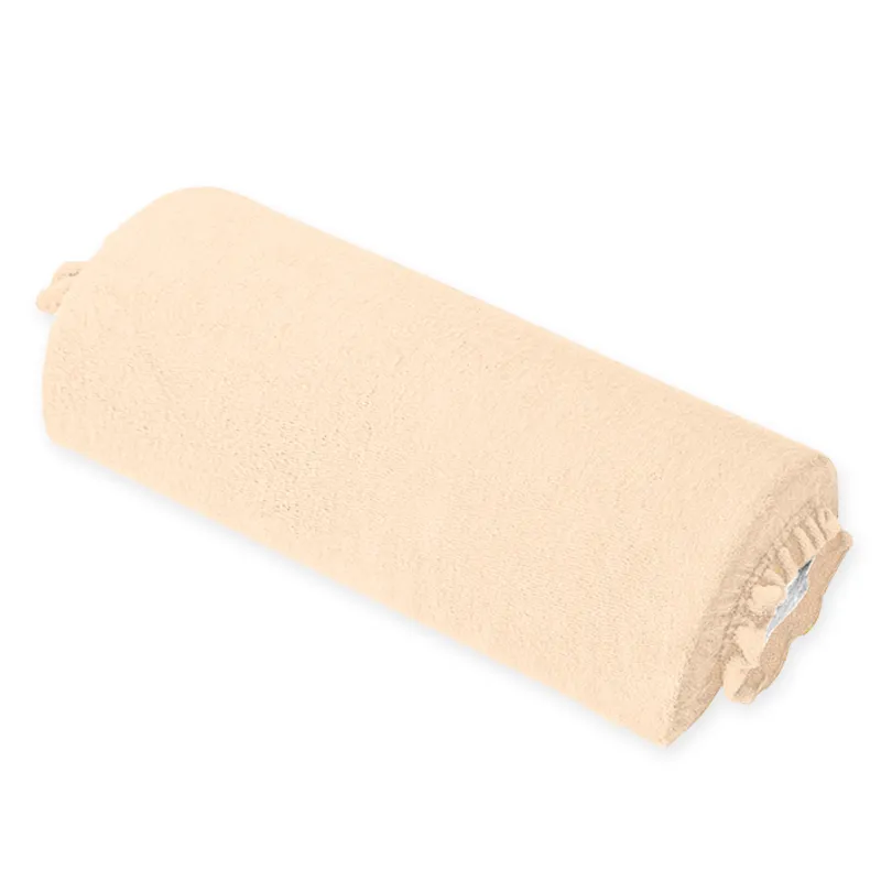 Nackenrollenbezug Frottee, beige, für Halbrollen 40 cm