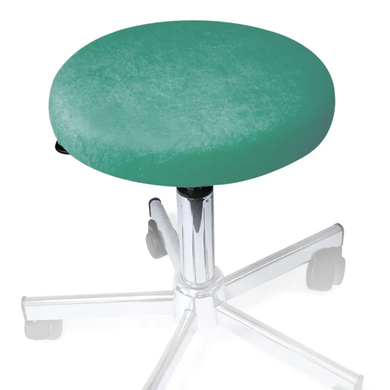 Hockerbezug Frottee jade, für Hocker 40 bis 45 cm Ø