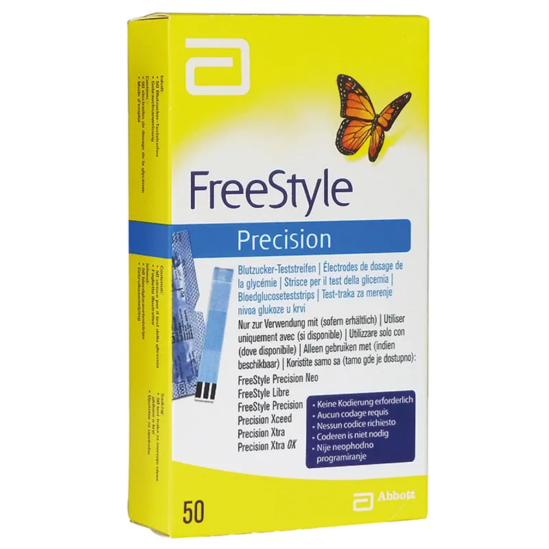 FreeStyle Precision, Blutzuckerteststreifen (50 T.)