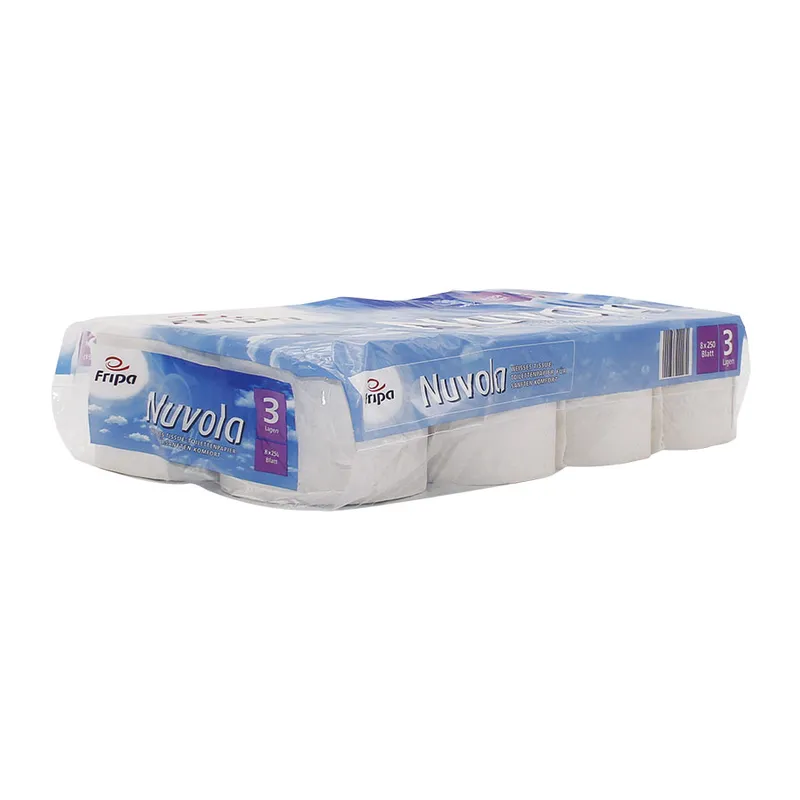 Fripa - Toilettenpapier nuvola, 3-lagig, (6 Pack à 8 x 250 Bl.)