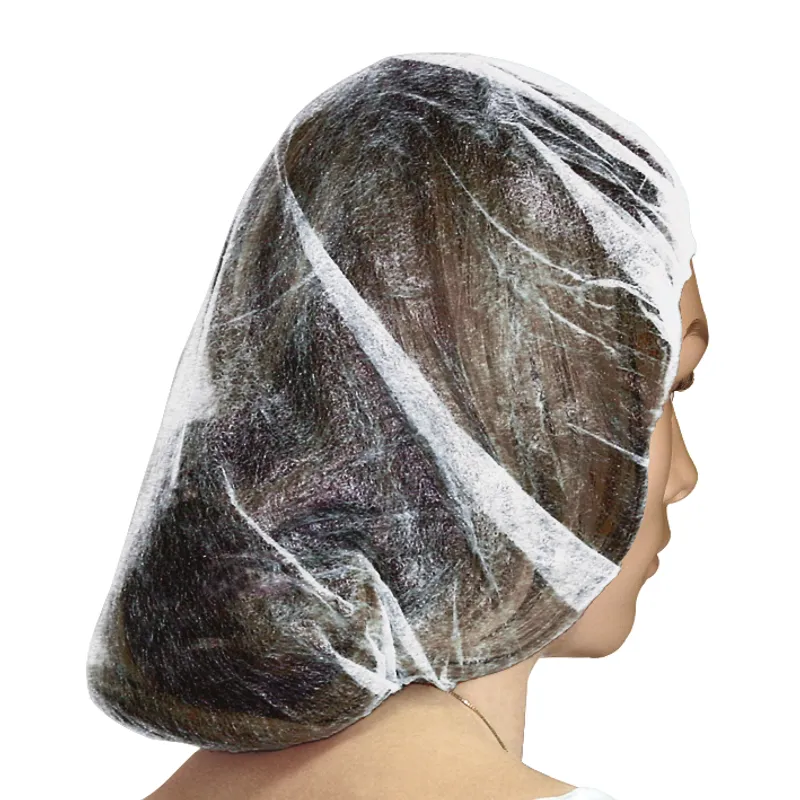 WiroBRACE Vlies-Hauben Barett, weiß Ø 53 cm (100 Stck.)