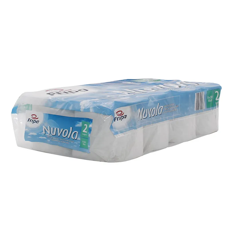 Fripa - Toilettenpapier nuvola, 2-lagig, (8 Pack á 8 x 250 Bl.)